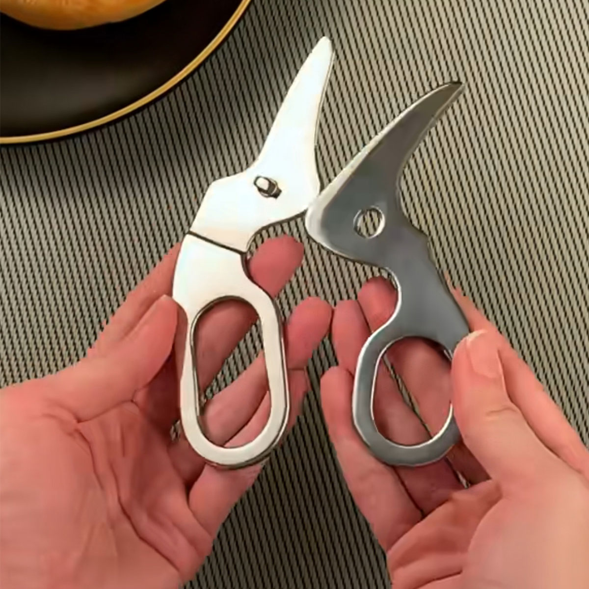Baby Food Scissors - Veiligheidsschaar voor babyvoeding - roestvrij staal