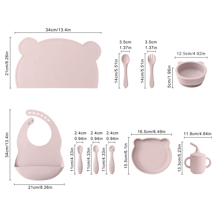 8 Stuks Siliconen Baby Voeding - Baby Food Jars With Lids recensie en prijs
