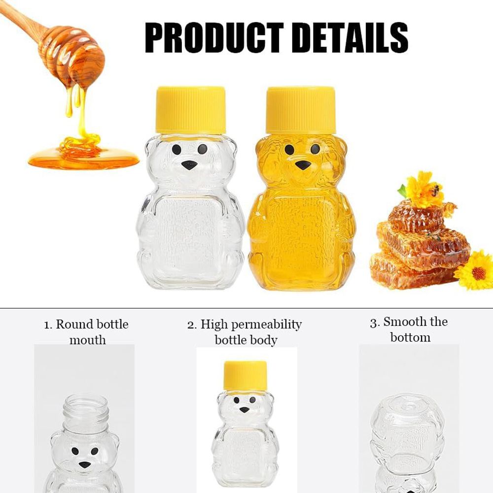 24 STUKS 2 oz Plastic Honingbe - Baby Food Jars With Lids recensie en prijs