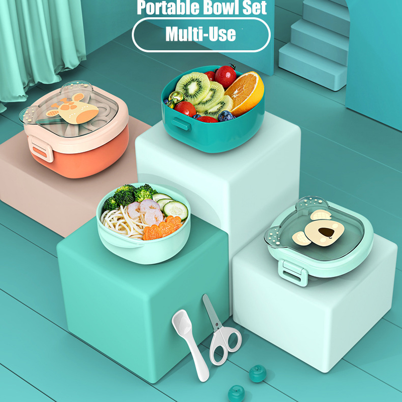 Draagbare Kinderservies Met Le - Baby Food Scissors recensie en prijs