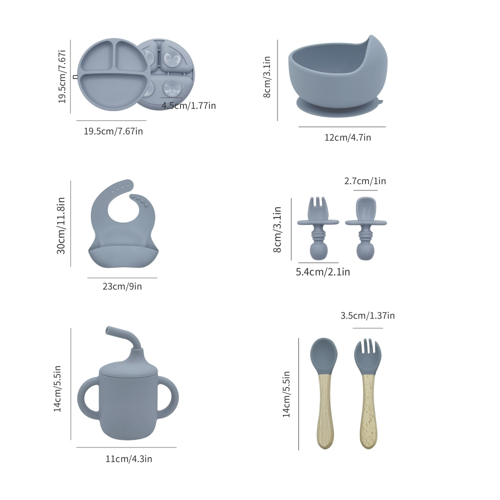 5-delige siliconen babyvoeding - Baby Food Menu recensie en prijs