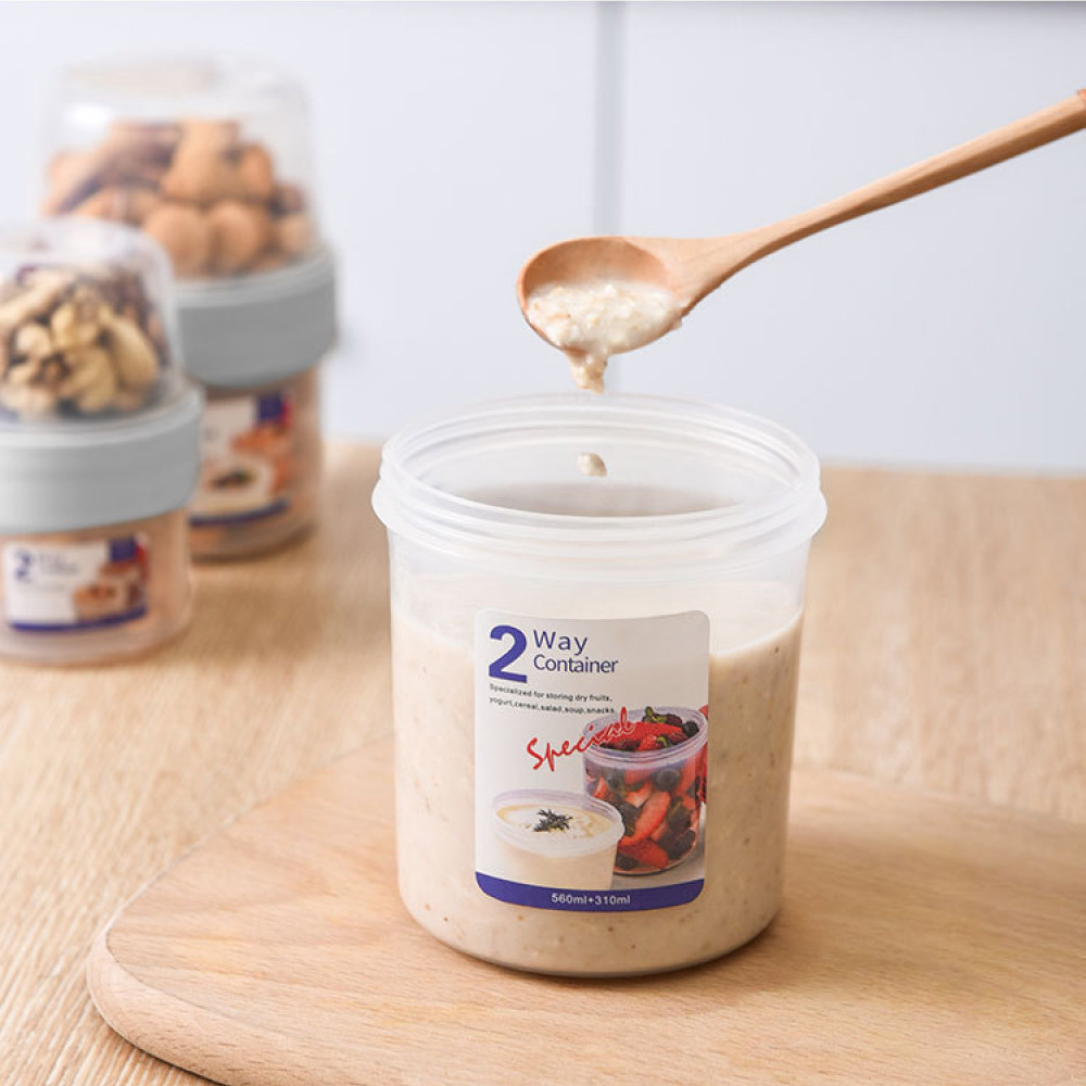 Dubbellaagse lekvrije voedselc - Baby Food Jars With Lids recensie en prijs